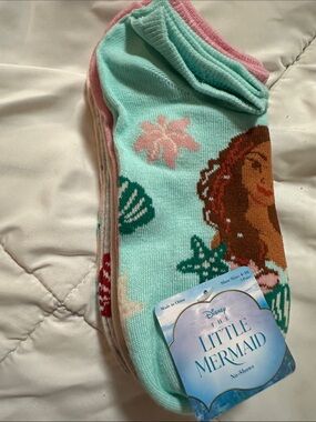 Disney The Little Mermaid No-Show Socks 310